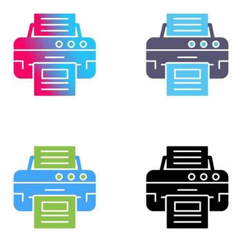 icono de vector de impresora