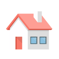 House flat style png