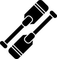 Oars Vector Icon Design