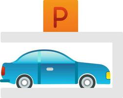 Parking Vector Icon Design