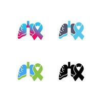 icono de vector de cáncer