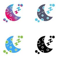 Sleeping Vector Icon