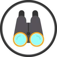 Binoculars Vector Icon Design
