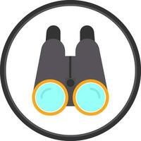 Binoculars Vector Icon Design