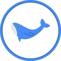 Whale Vector Icon Design