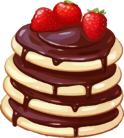 Pancake dessert bakery ai generate png