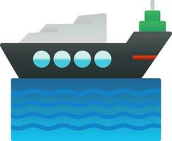 Ship Vector Icon Design