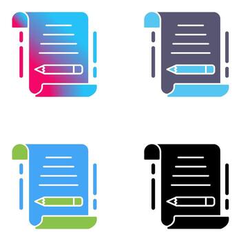 escribir icono vectorial vector