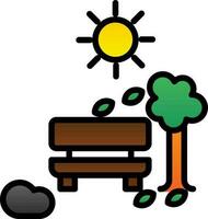 Bench Vector Icon Design