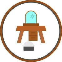 Dressing table Vector Icon Design