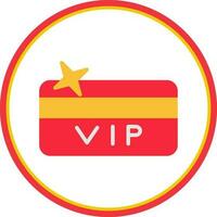 Vip card Vector Icon Design