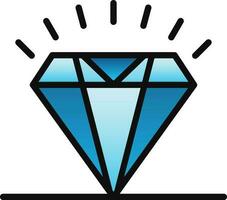 Diamond Vector Icon Design