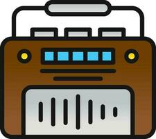 Radio Vector Icon Design