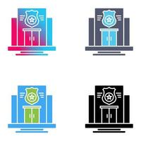 Police Station Vector Icon