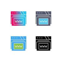 Www Vector Icon