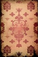 Gothic paper, pink, white, brown and black full page paper background. photo