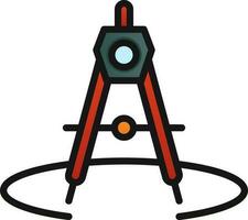 design compass Vector Icon Design