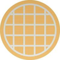 Waffle Vector Icon Design