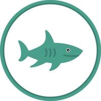 Shark Vector Icon Design