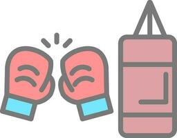 diseño de icono de vector de boxeo