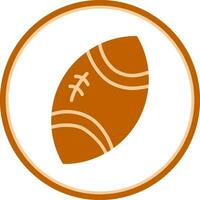 Rugby ball Vector Icon Design