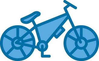 diseño de icono de vector de bicicleta de montaña