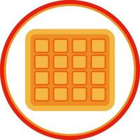 Waffle Vector Icon Design