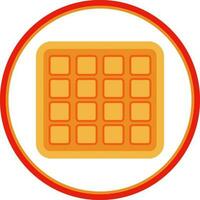 Waffle Vector Icon Design