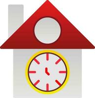 Cuckoo clock Vector Icon Design