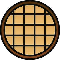 Waffle Vector Icon Design