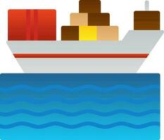 Ship Vector Icon Design