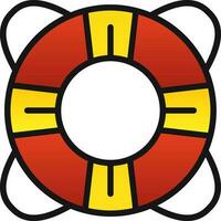 Lifebuoy Vector Icon Design