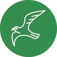 diseño de icono de vector de gaviota