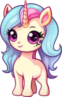 pony carino arcobaleno ai creare png