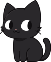 cartoon cat cute ai generate png