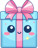 gift box cartoon ai generate png