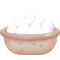 Pato huevos en un cesta png