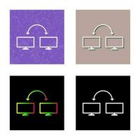 Unique Connected Systems Vector Icon