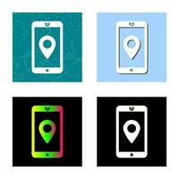 Unique GPS Service Vector Icon