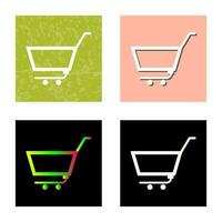 Unique Empty Cart Vector Icon