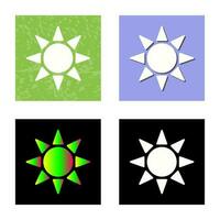 UV Radiation Vector Icon