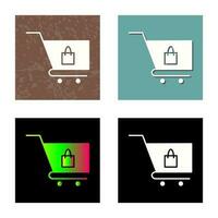 Unique Cart Vector Icon