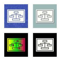 Unique Seo Structure Vector Icon