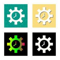 Unique Time Optimization Vector Icon