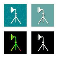 Unique Light Stand Vector Icon