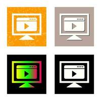 Video Streaming Vector Icon