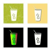 Iced Coffee Vector Icon