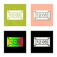 Unique Timer Vector Icon