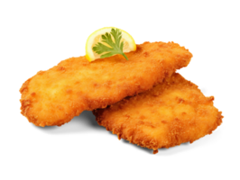 saucisse schnitzel isolé sur transparent arrière-plan, png