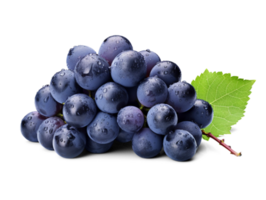 Grapes isolated on transparent background, png